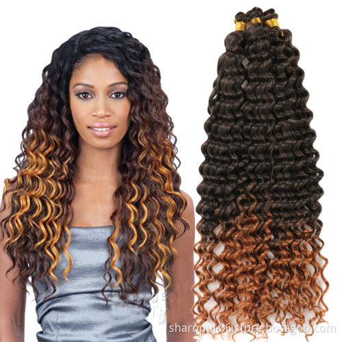French loose deep curl braiding hair extension for black woman